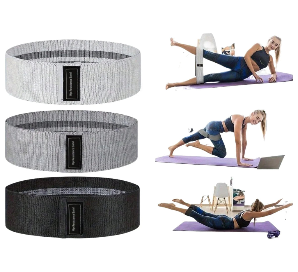 Zestaw Materiałowych Gum Oporowych Hip Band - VibeVires Elite